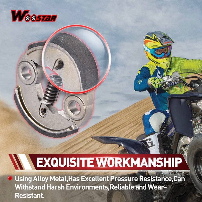 WOOSTAR Heavy Duty Clutch with Spring Replacement for 2 Stroke 43cc 47cc 49cc Engine X-1 X-2 Cat Eye Pocket Bike Mini Quad - Image 3